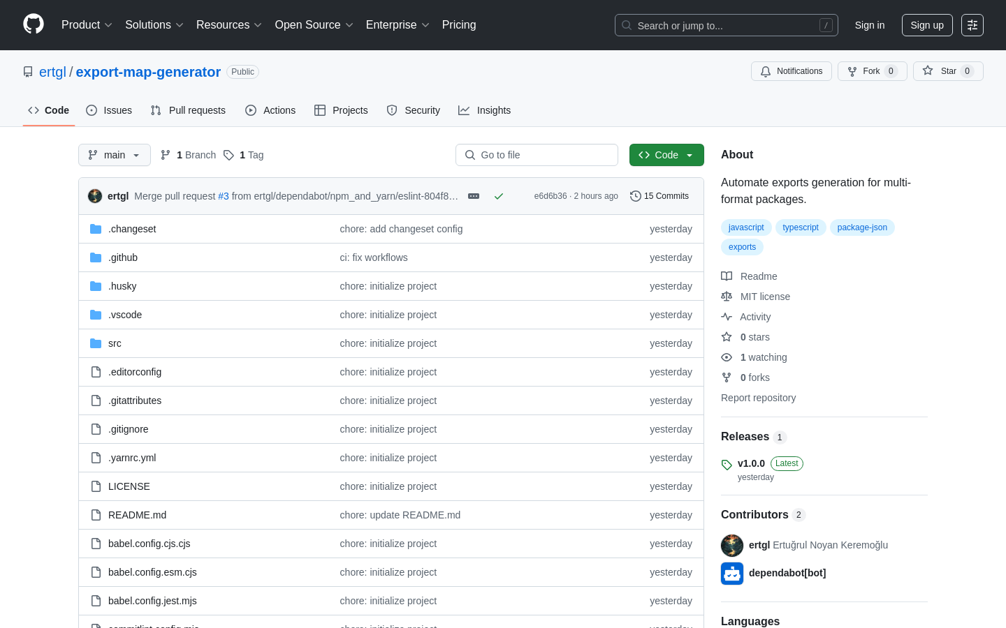 Export-map-generator
