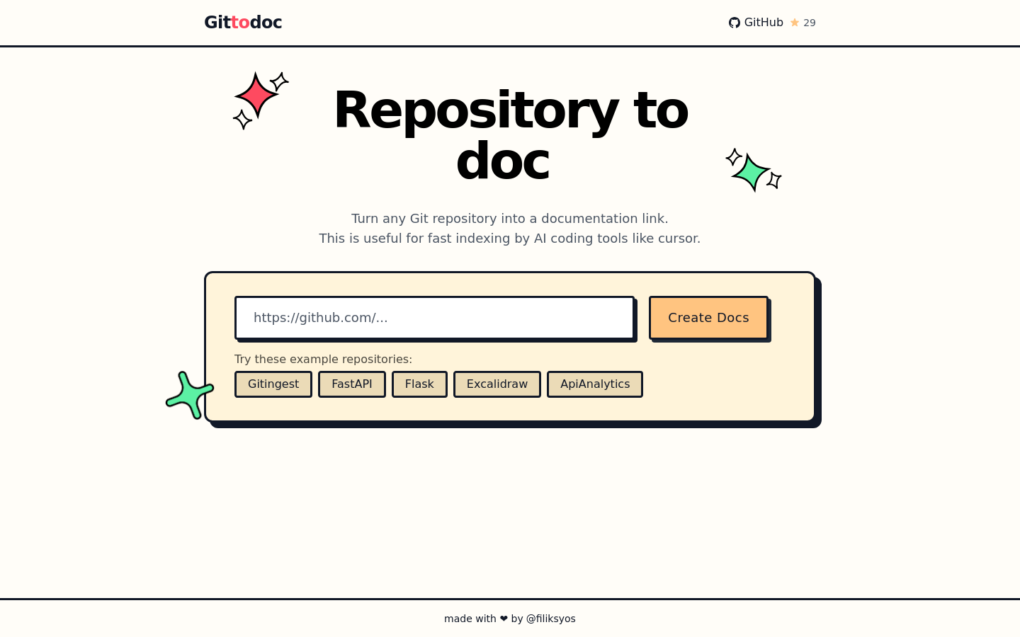 Gittodoc Connector