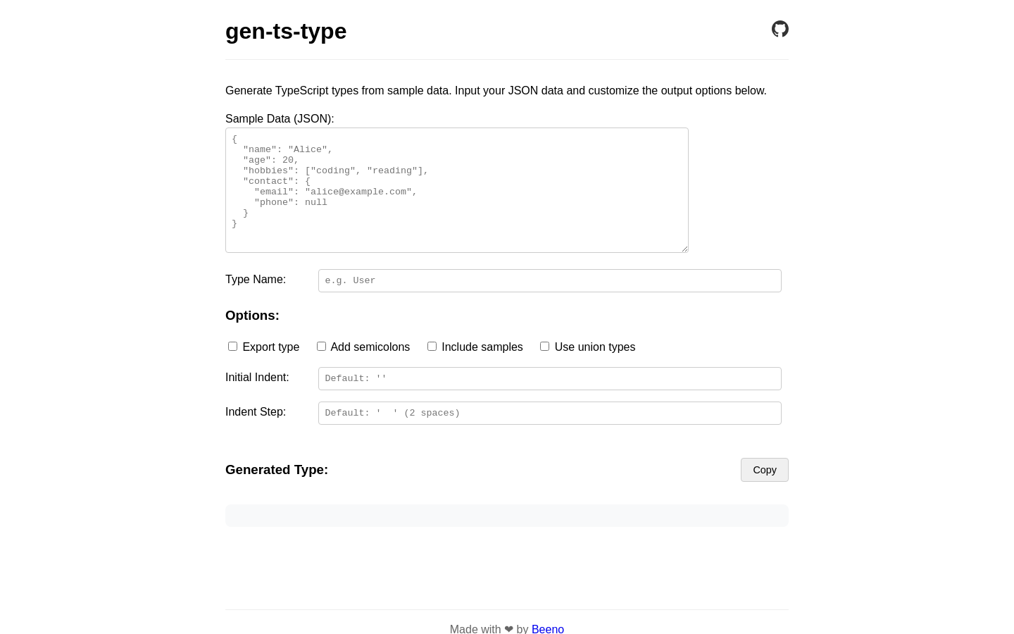 Gen-ts-type