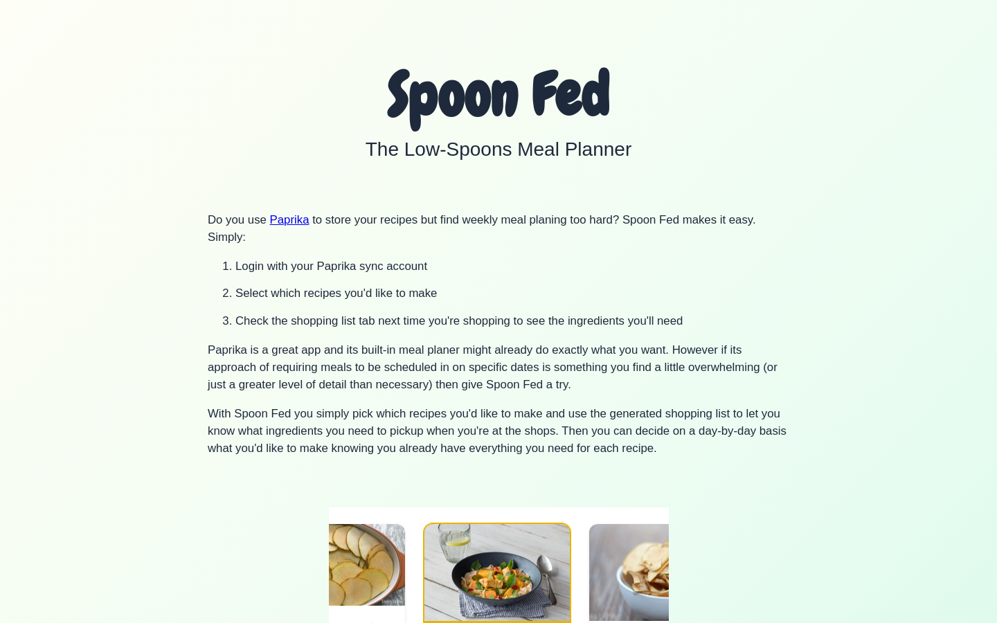 Spoon Fed