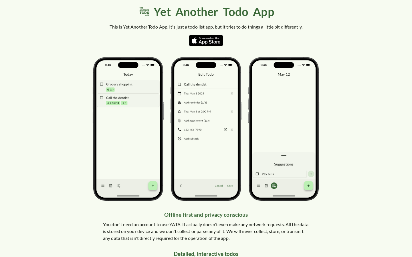 Yet Another Todo App