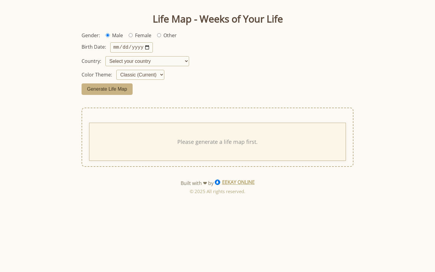 Vibe Life Mapper