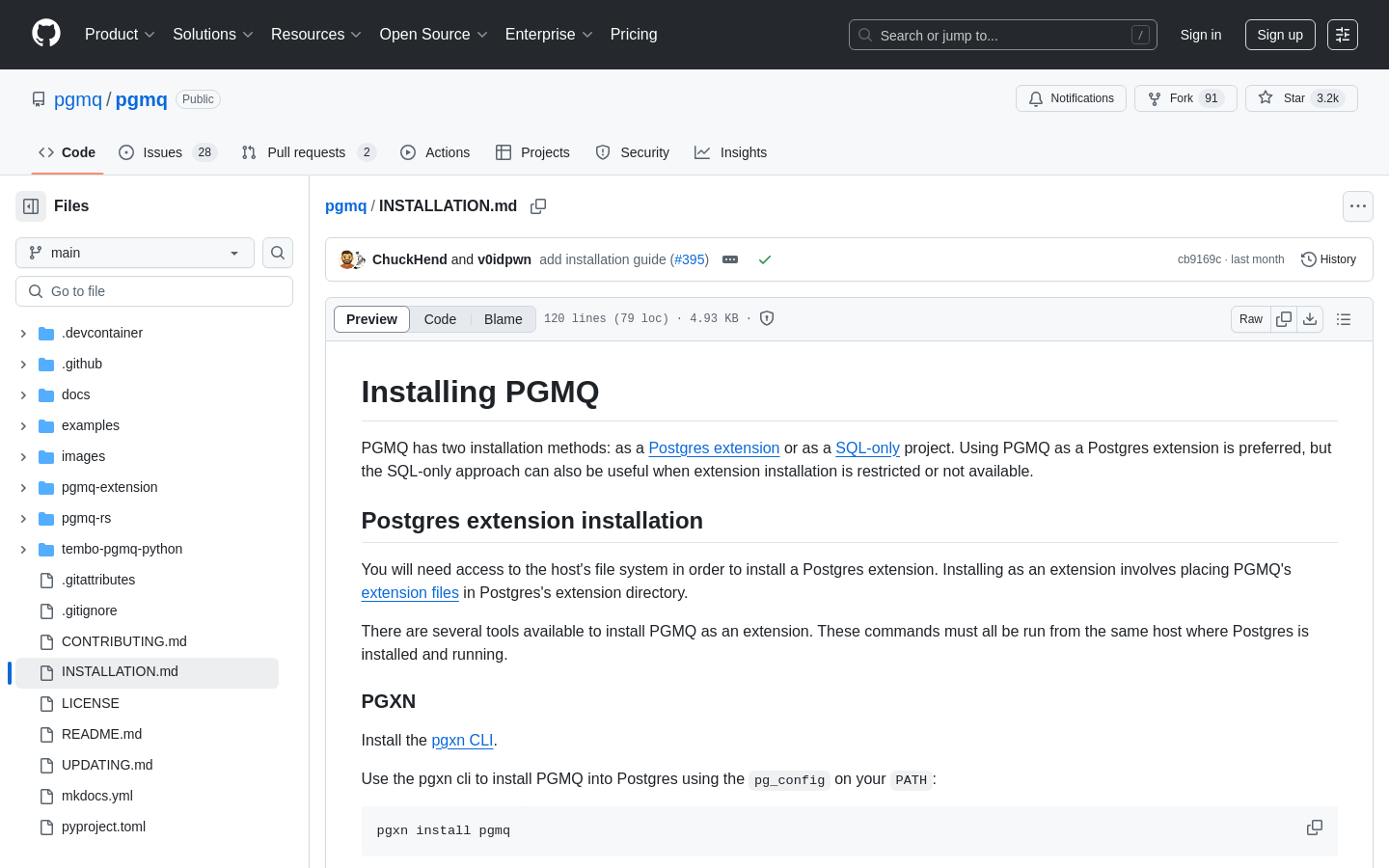 PGMQ Installer