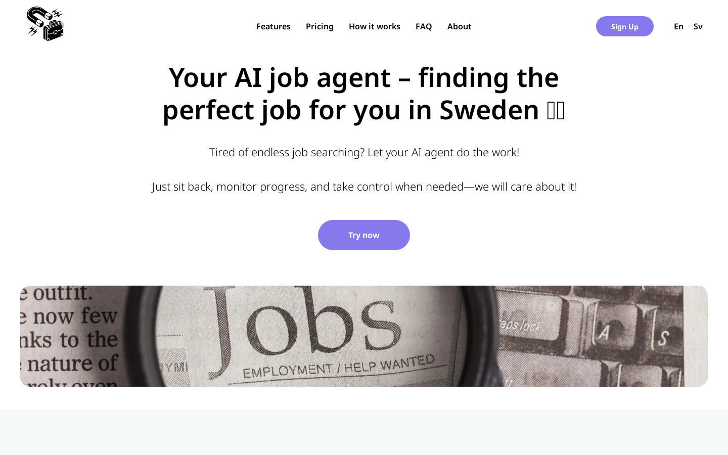 瑞典寻工 AI