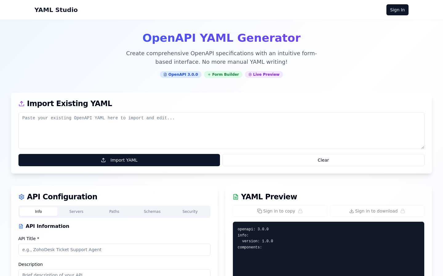 YAML Studio