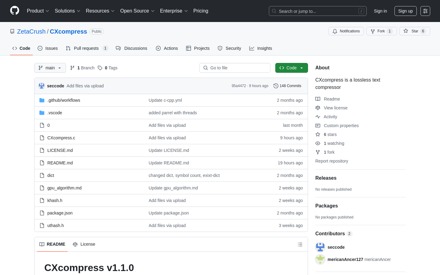 CXcompress