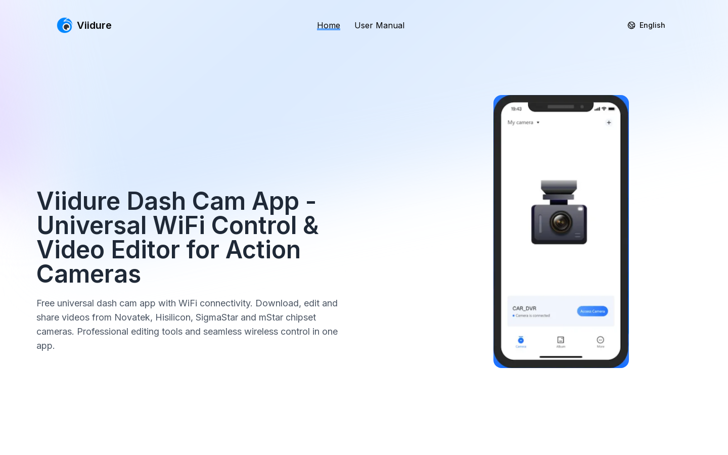 Viidure Dash Cam App