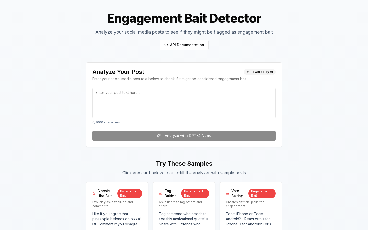 Catchthebait Detector