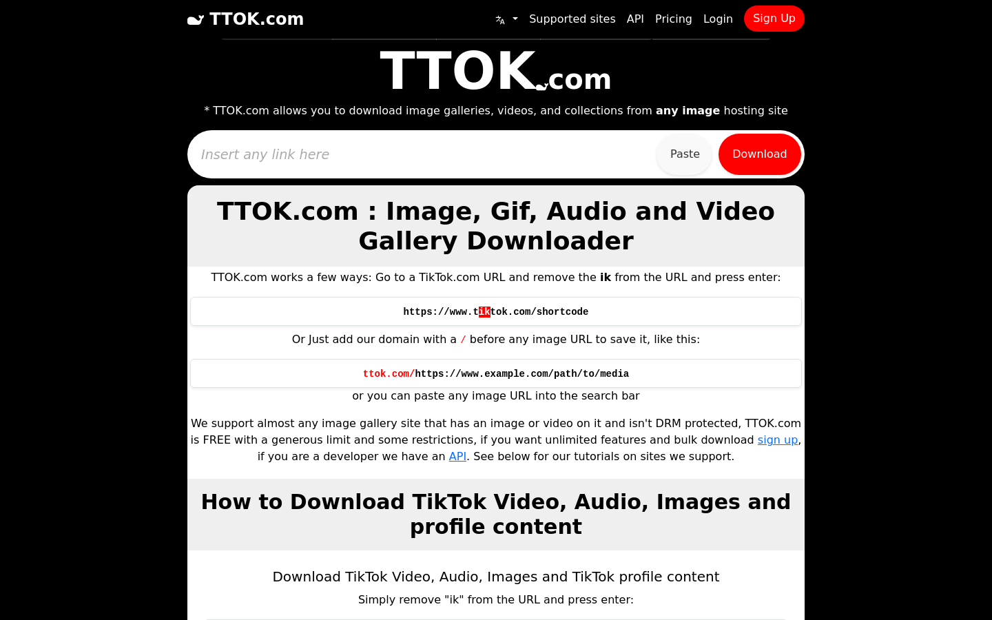 Ttok Converter