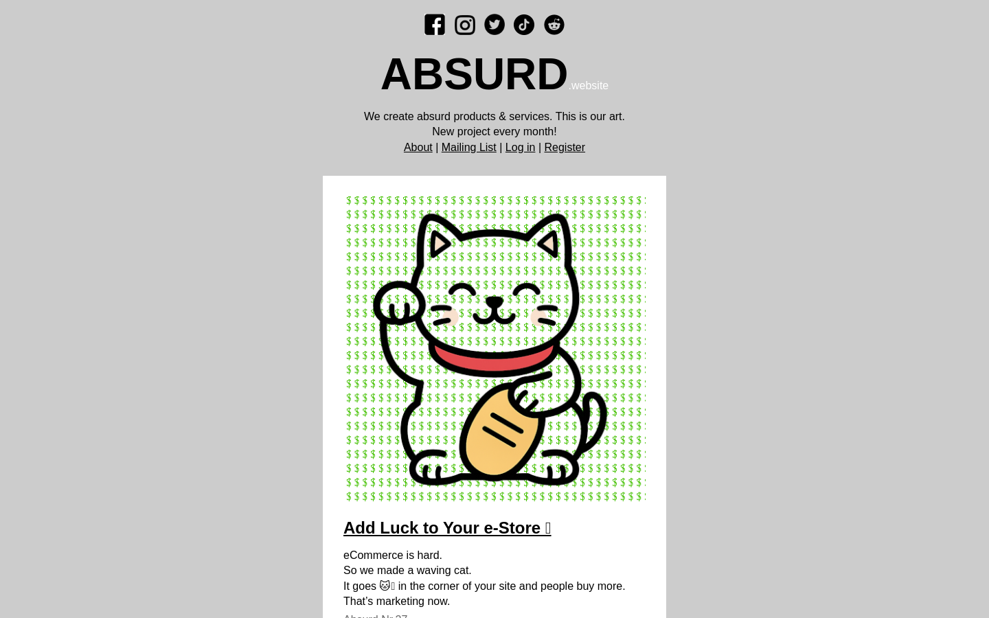 Absurd Web Projects