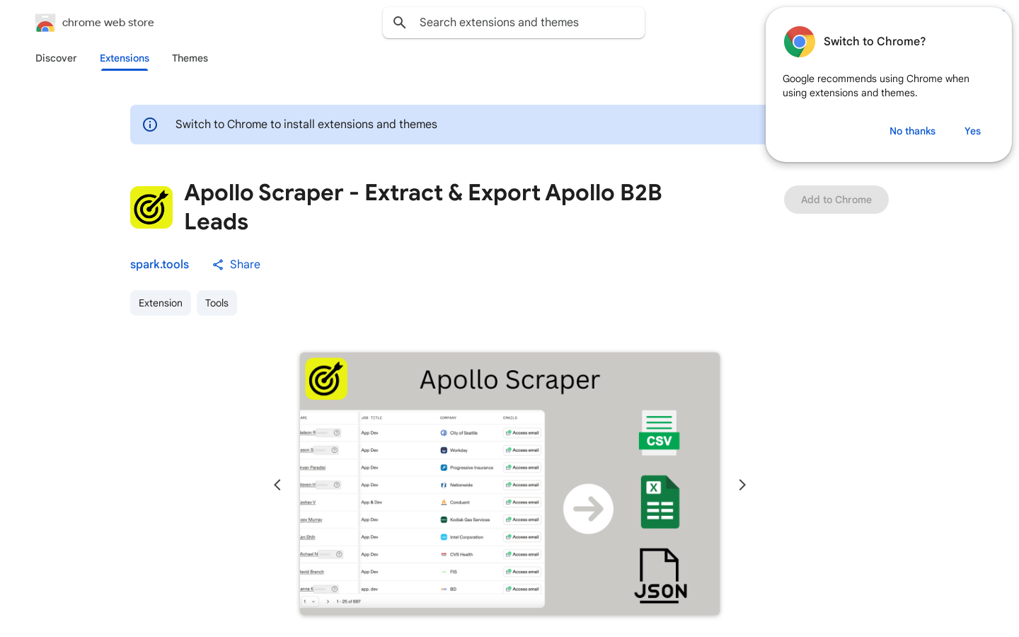 Apollo Scraper