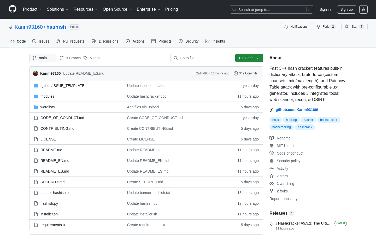 Hashish v5.5.1