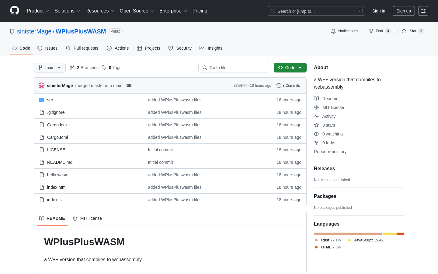 W++ WASM