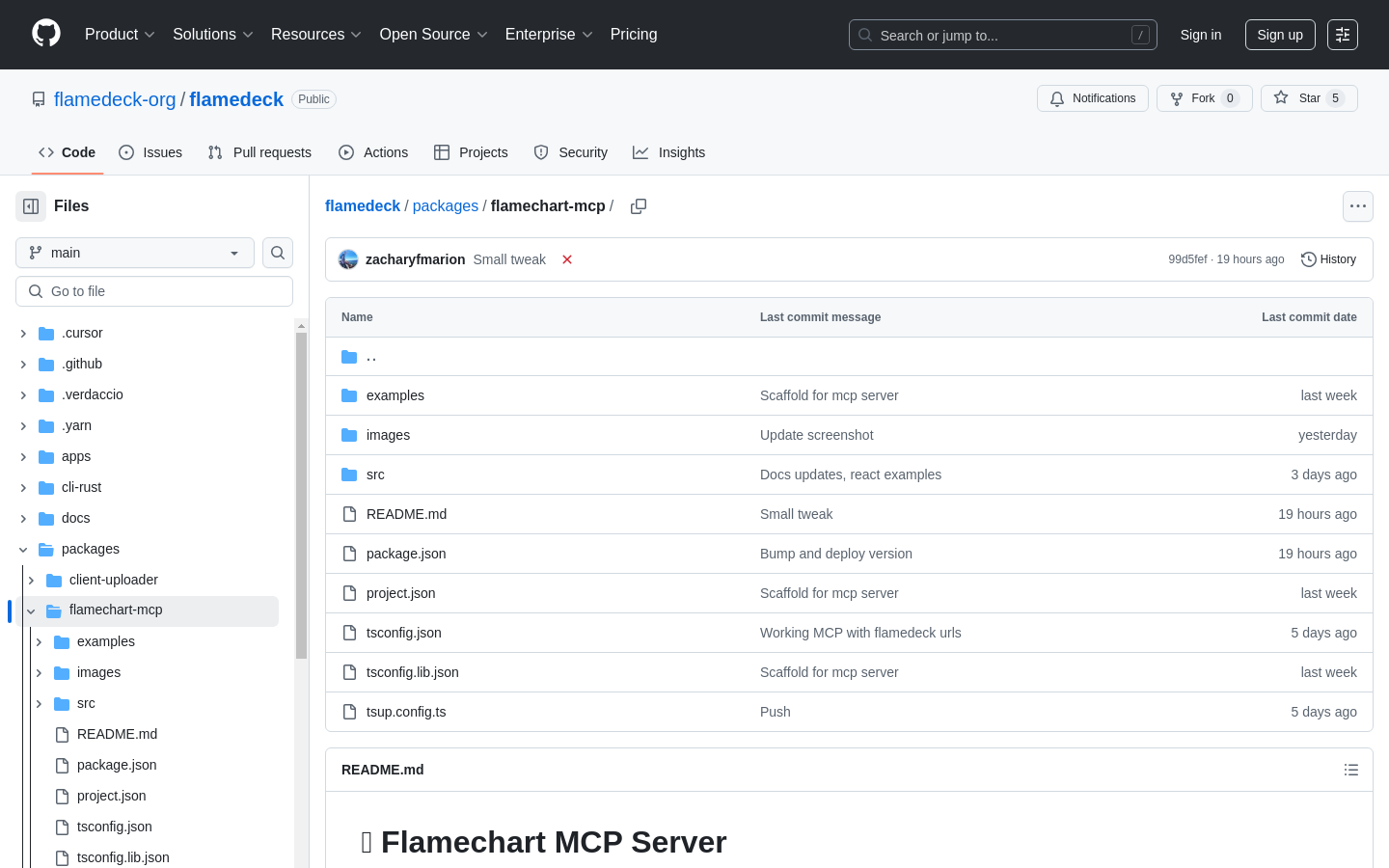 Flamechart MCP