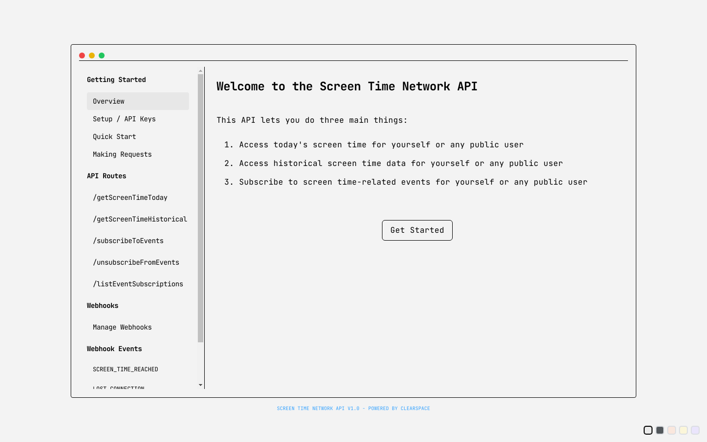 Clearspace Screen Time API