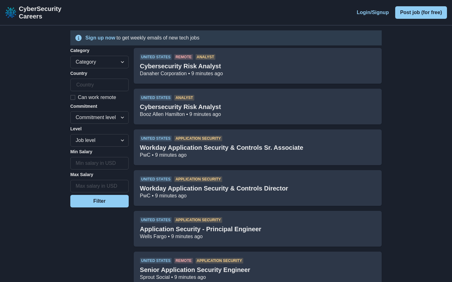CyberSecJobFinder