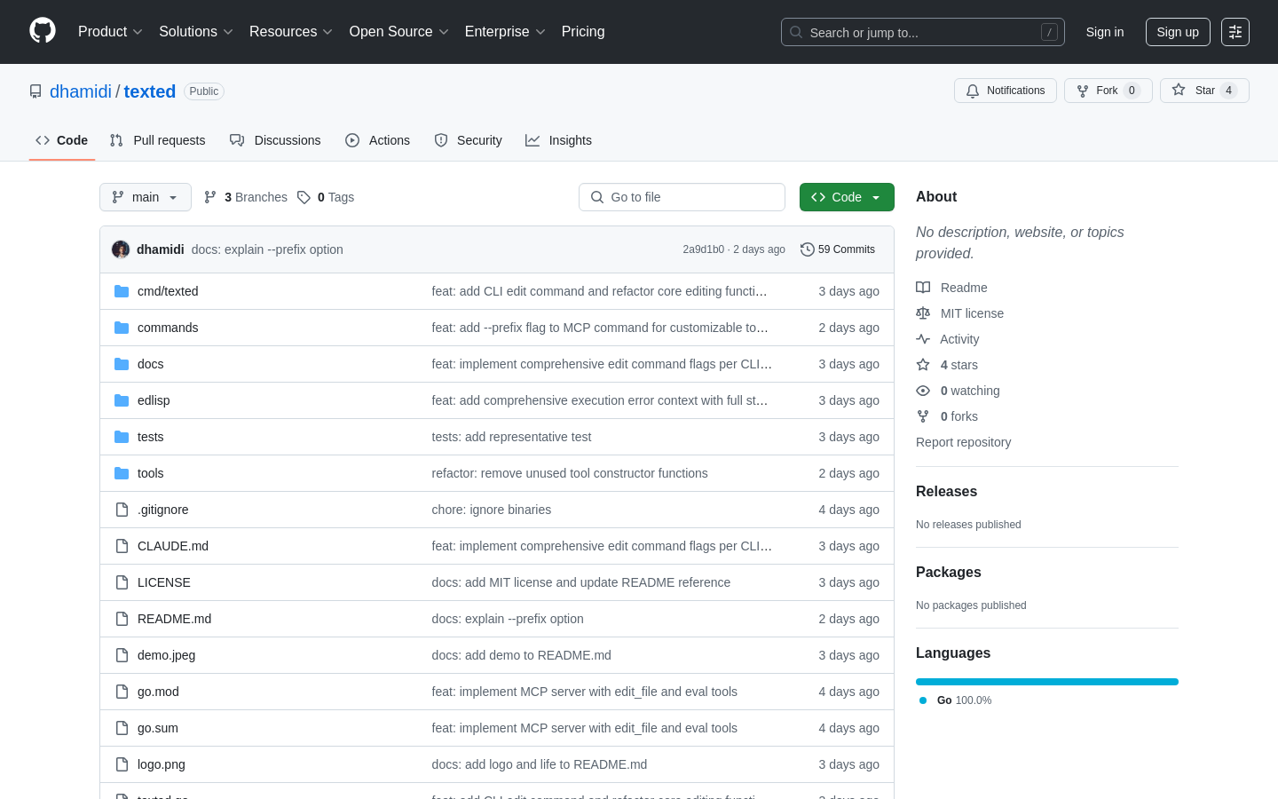 Scriptable Text Editor for LLMs