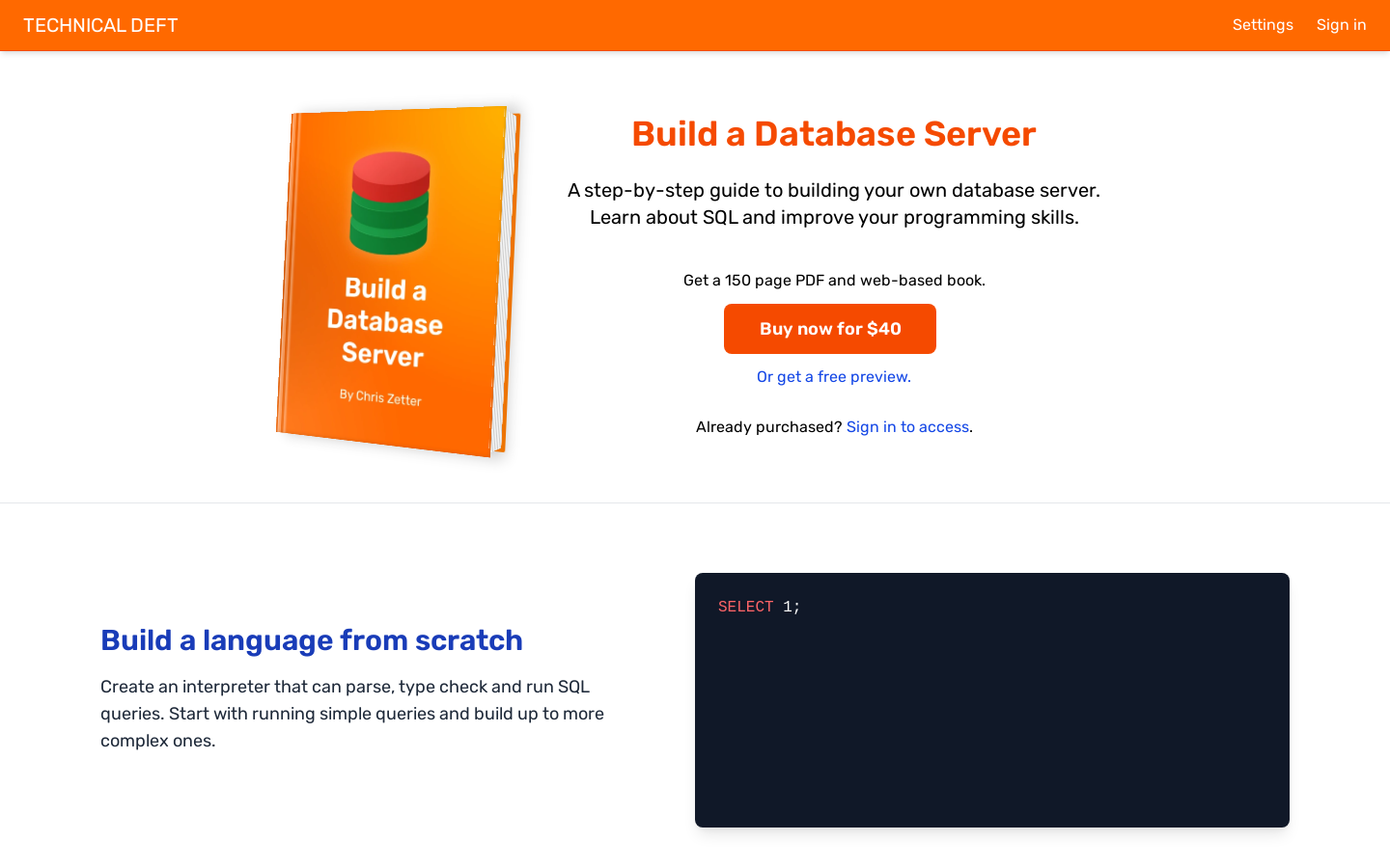 Database Server Builder