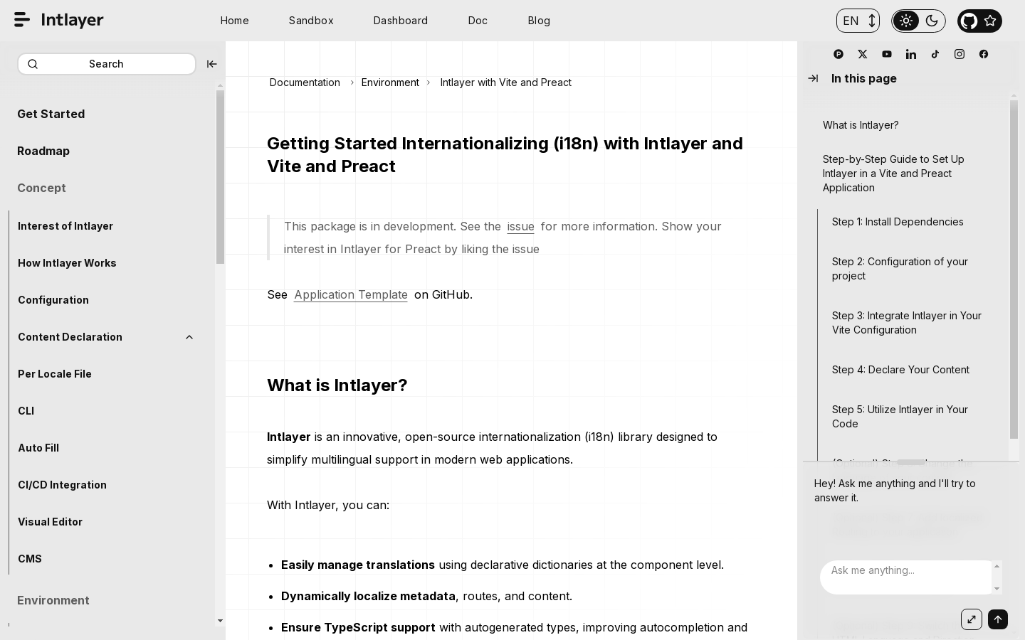 Intlayer for Preact