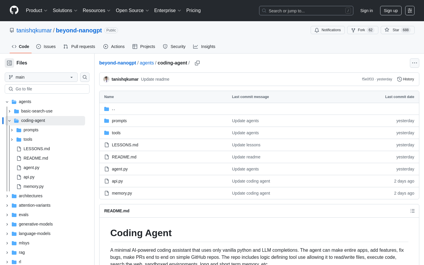 Autonomous Coding Agent