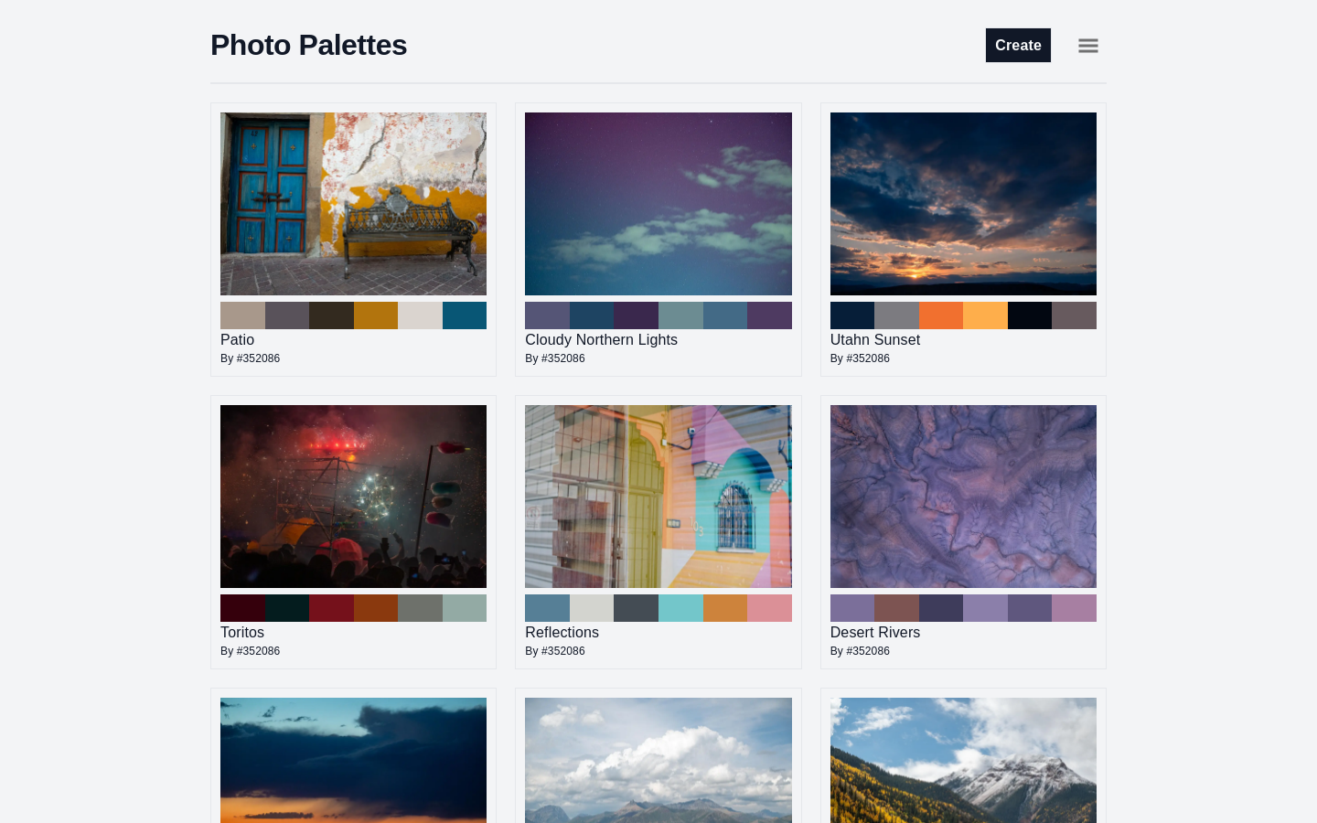 Photo Palettes