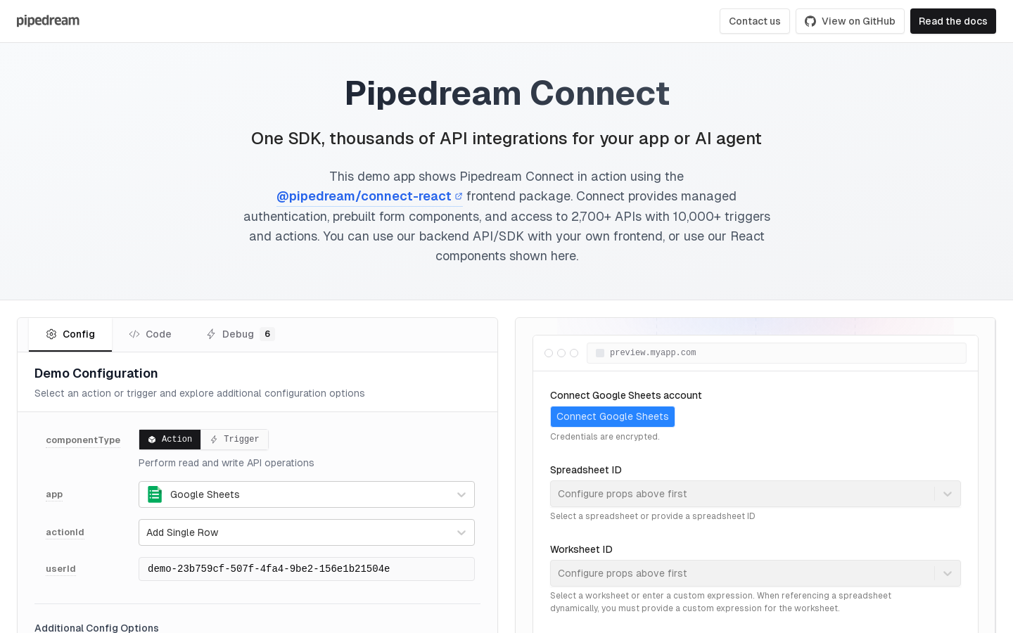Connect - AIエージェント統合SDK