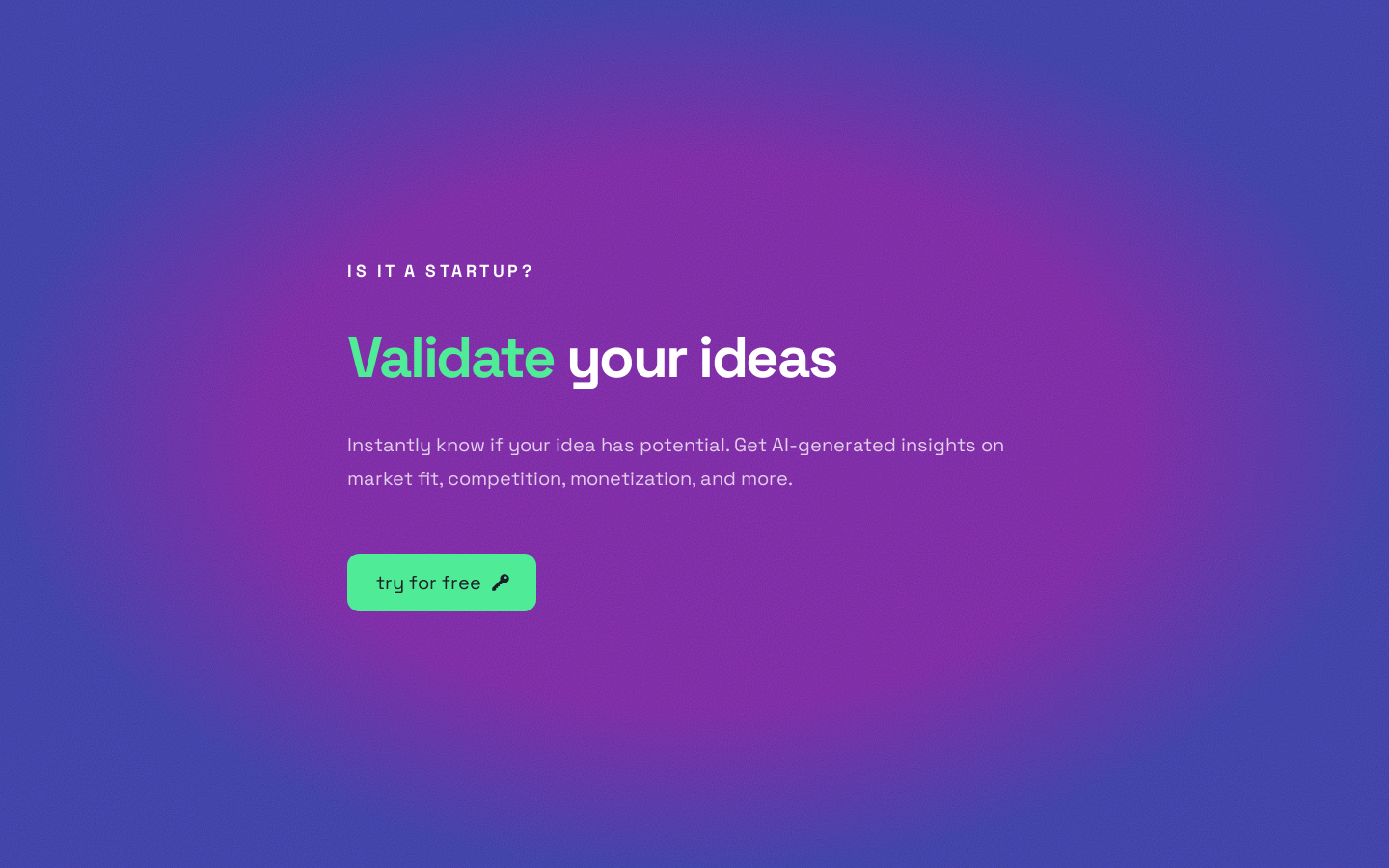 IdeaLaunch Analyzer