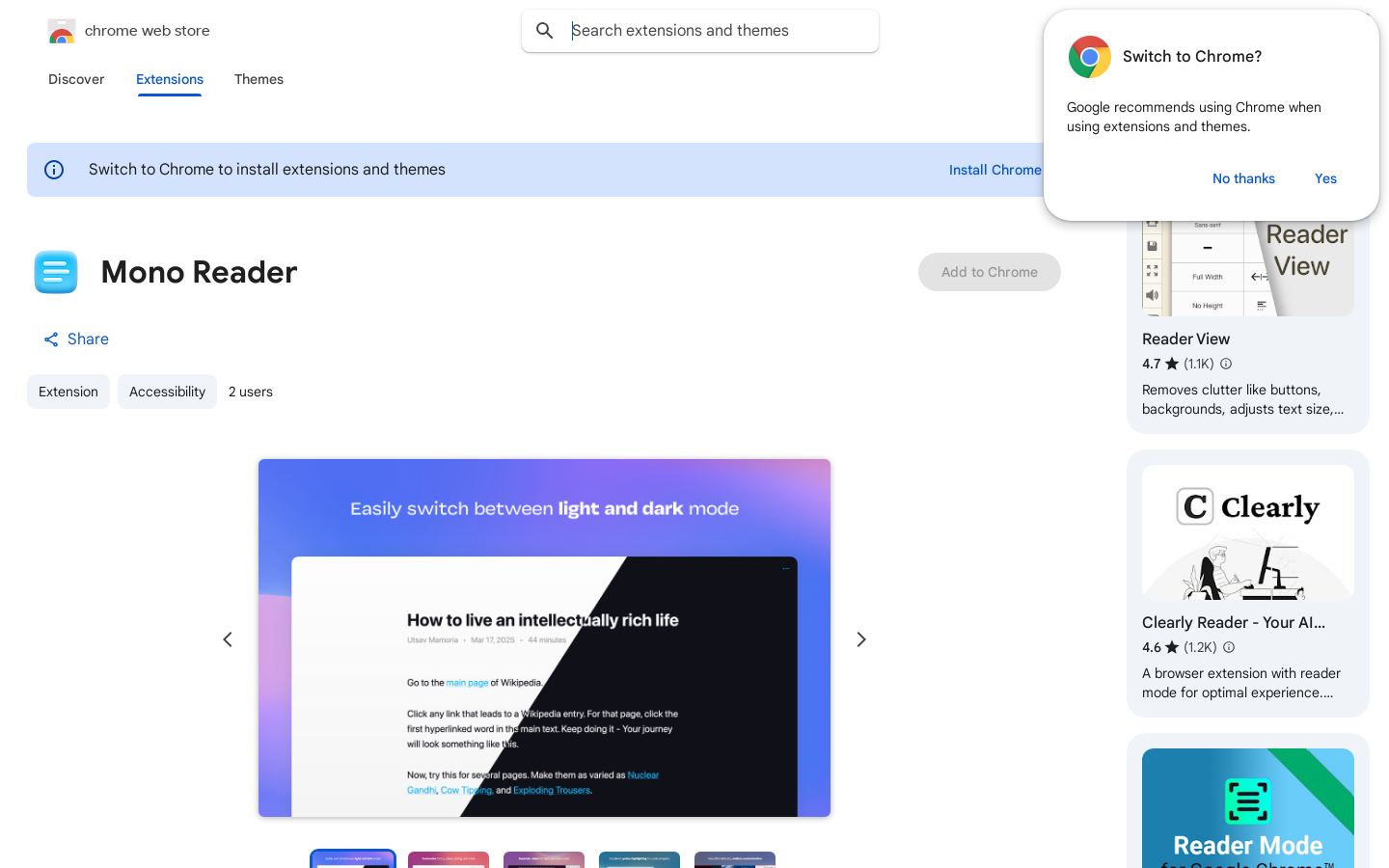 Mono Reader