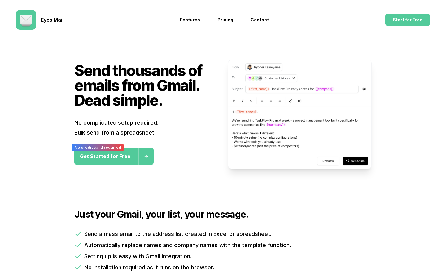 Eyes Mail