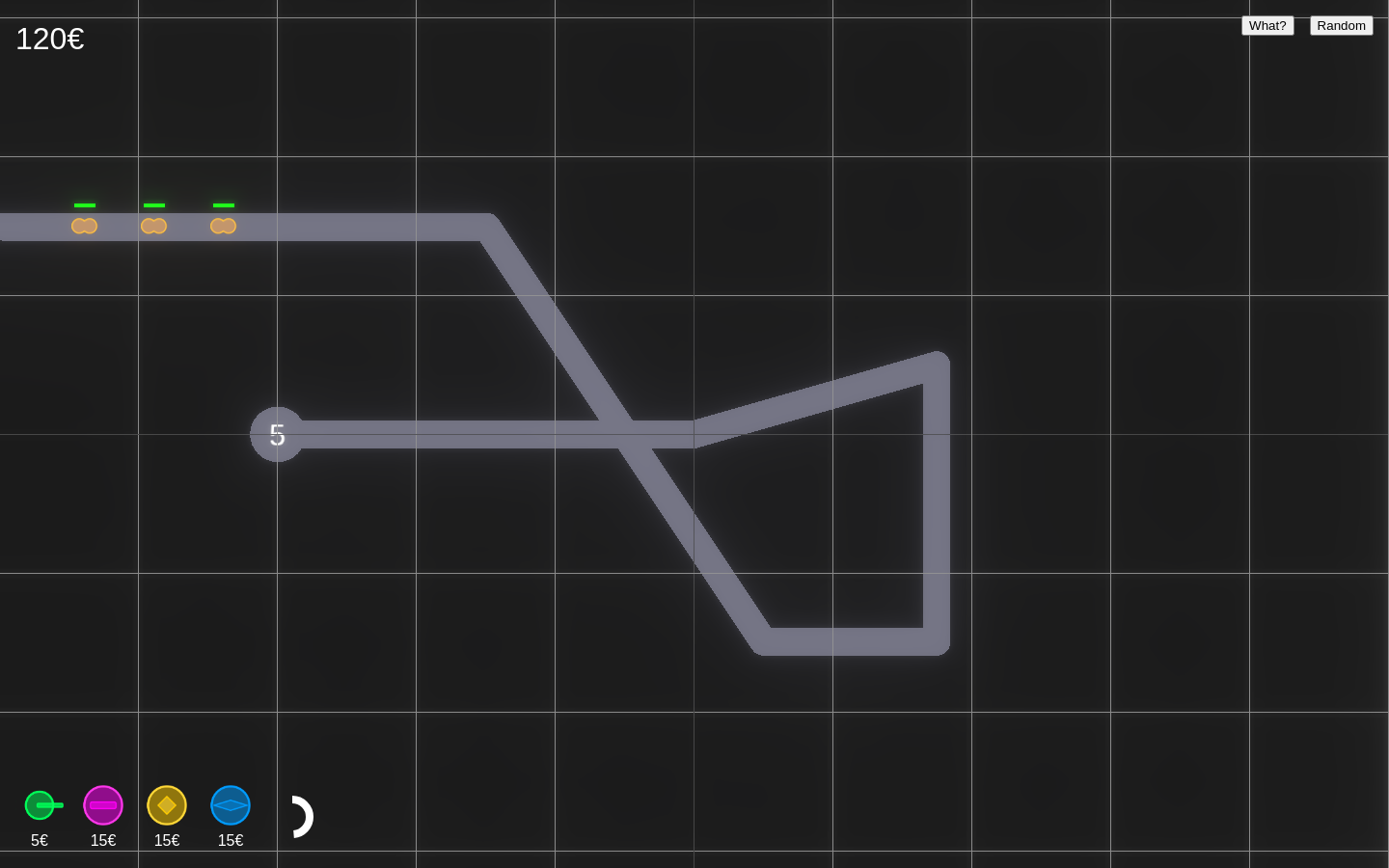 Three.js 2Dタワーディフェンスミニゲーム