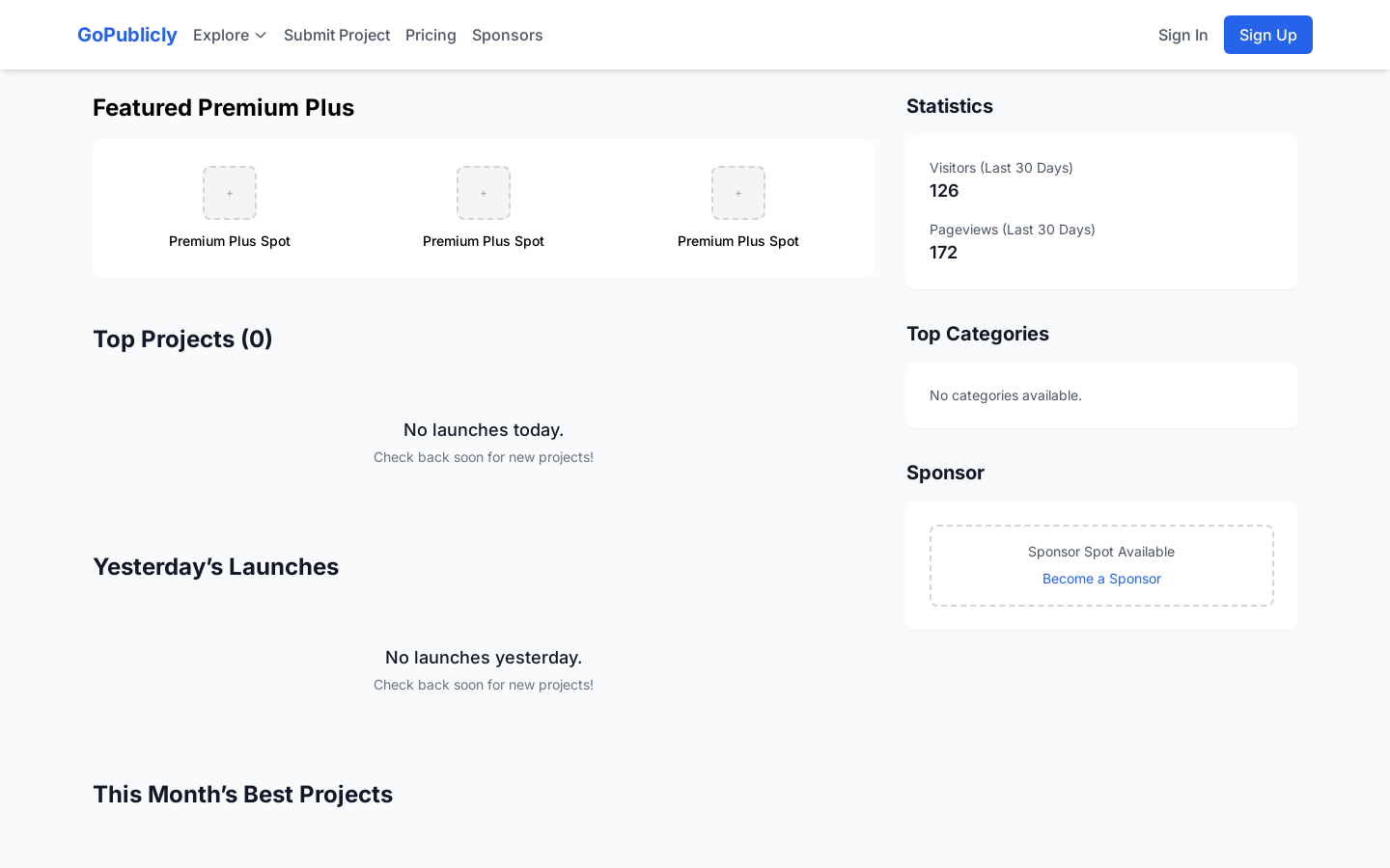 GoPublicly - あなたの製品を輝かせるプラットフォーム