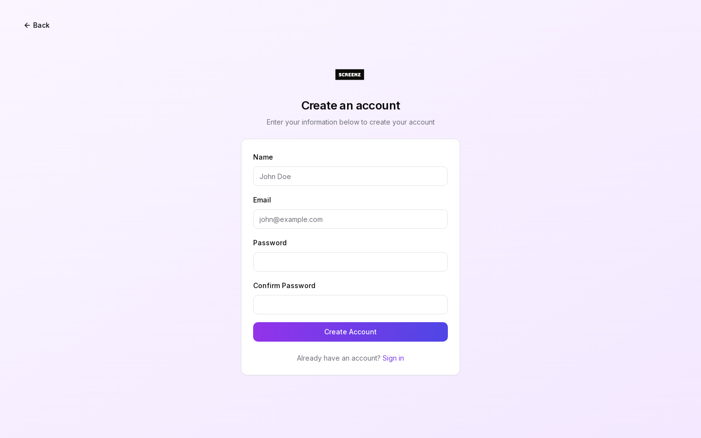 AI面接官 Screenz.ai