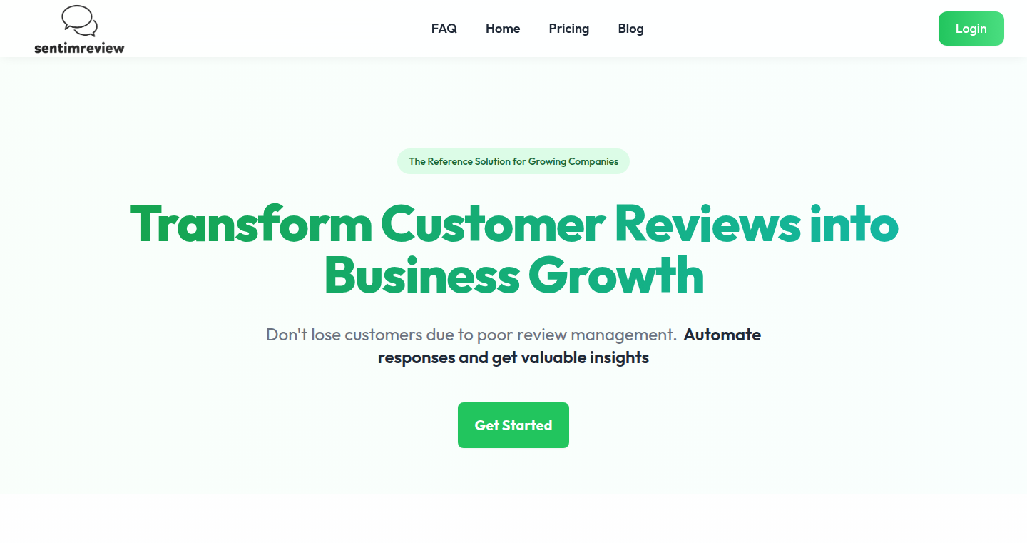 SentimReview