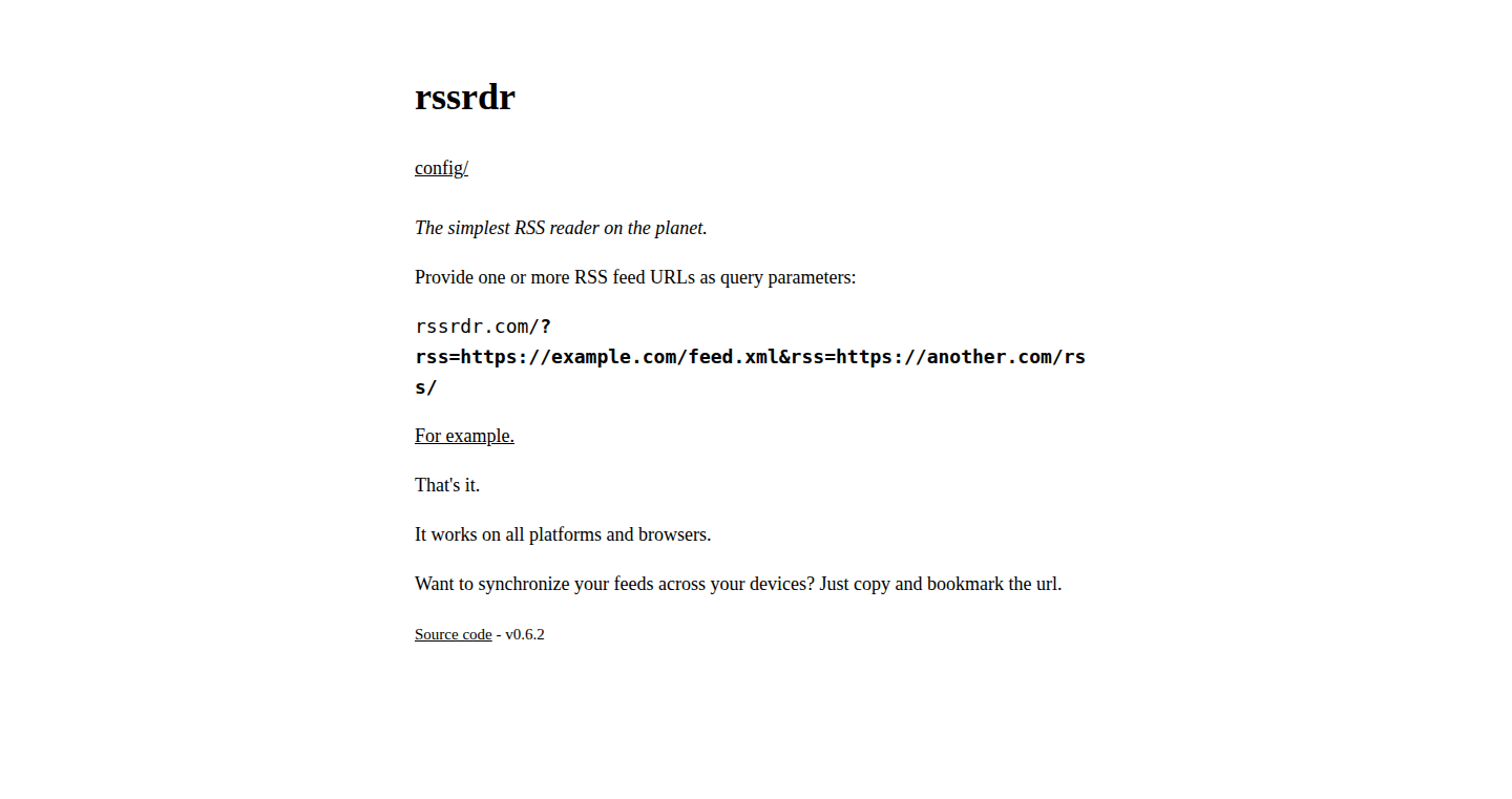 RSSリーダーrdr