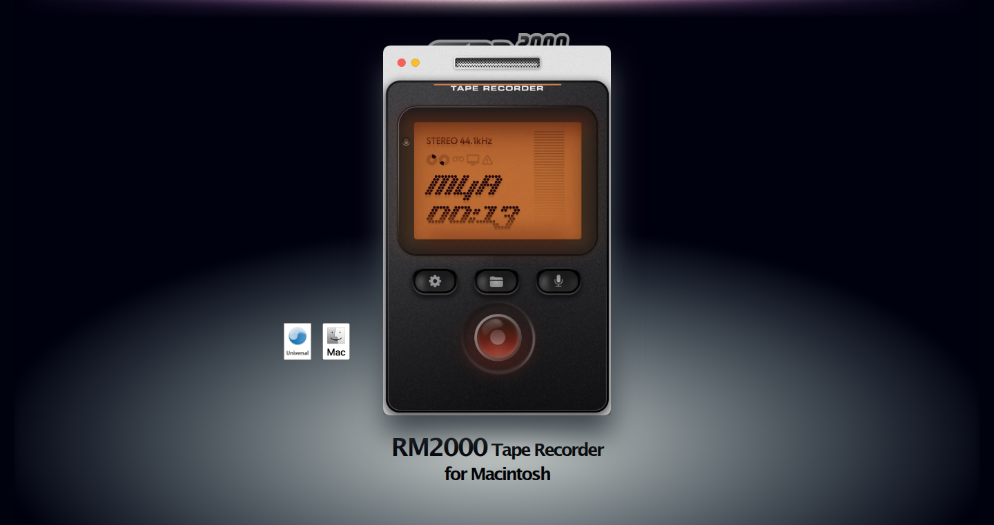 RM2000 テープレコーダー