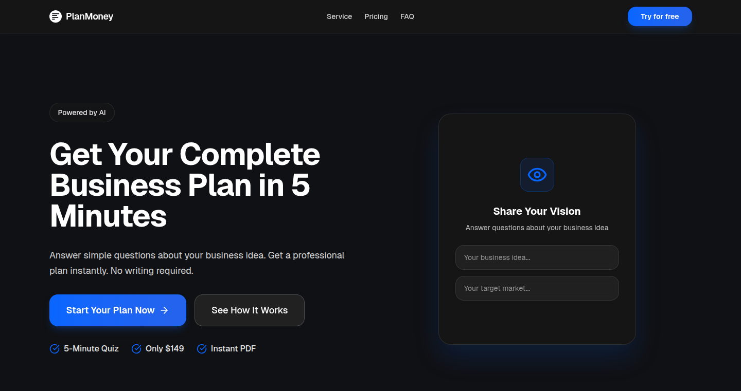 PlanMoney AI