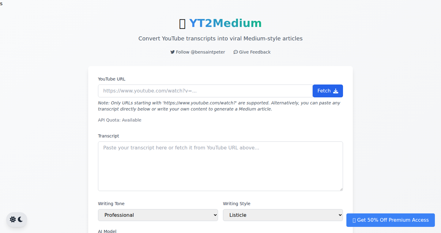 YT2Medium