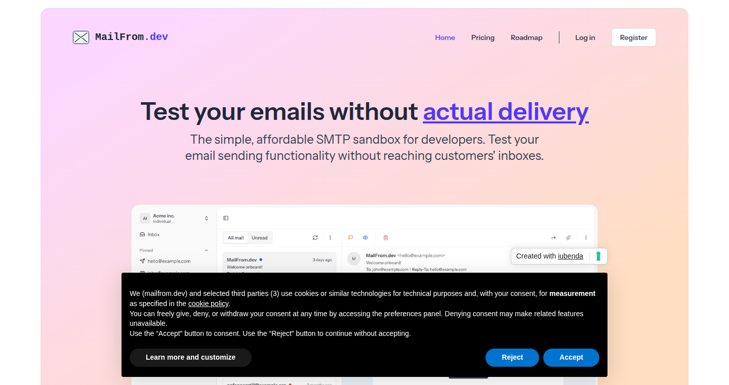 MailFrom.dev
