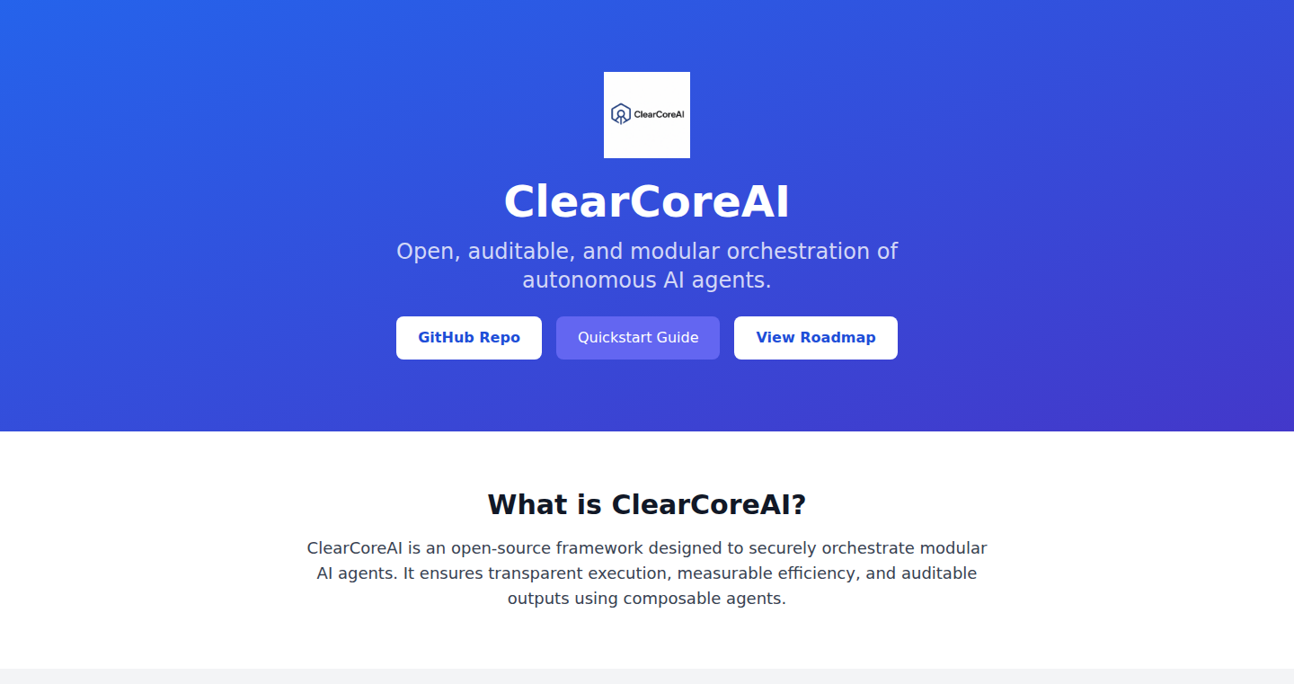 ClearCoreAI
