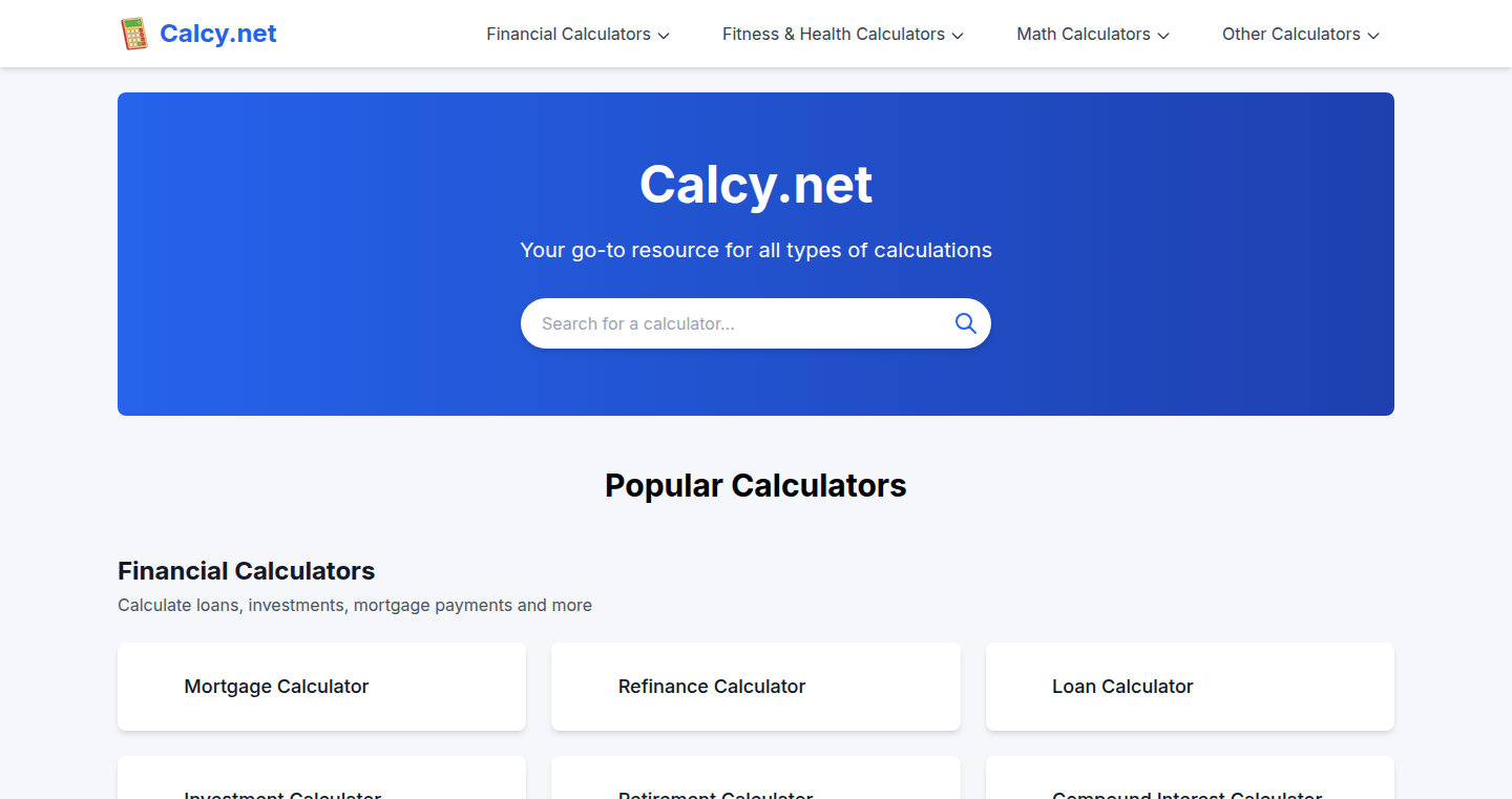 Calcy.net