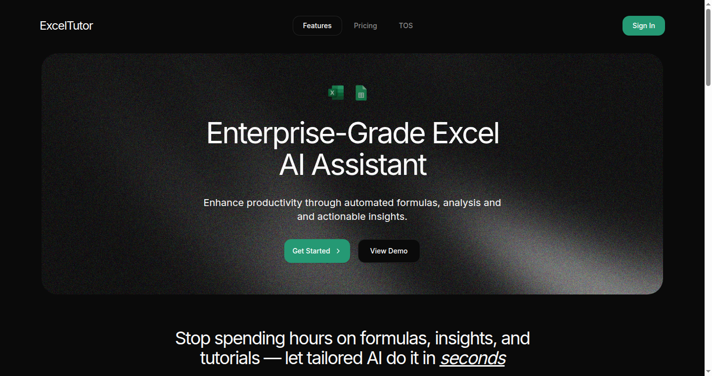 ExcelTutor