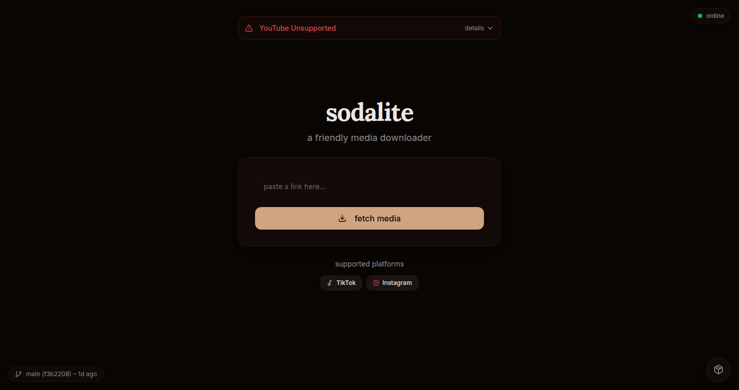 Sodalite:オープンソースの匿名メディアダウンローダー