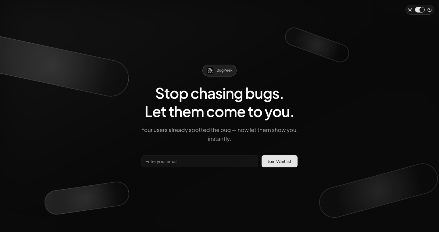BugPeek: 用户行为即时回放工具