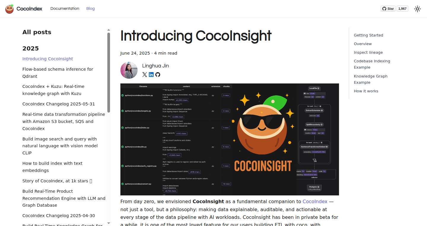 CocoLineage：AI数据血缘追踪工具