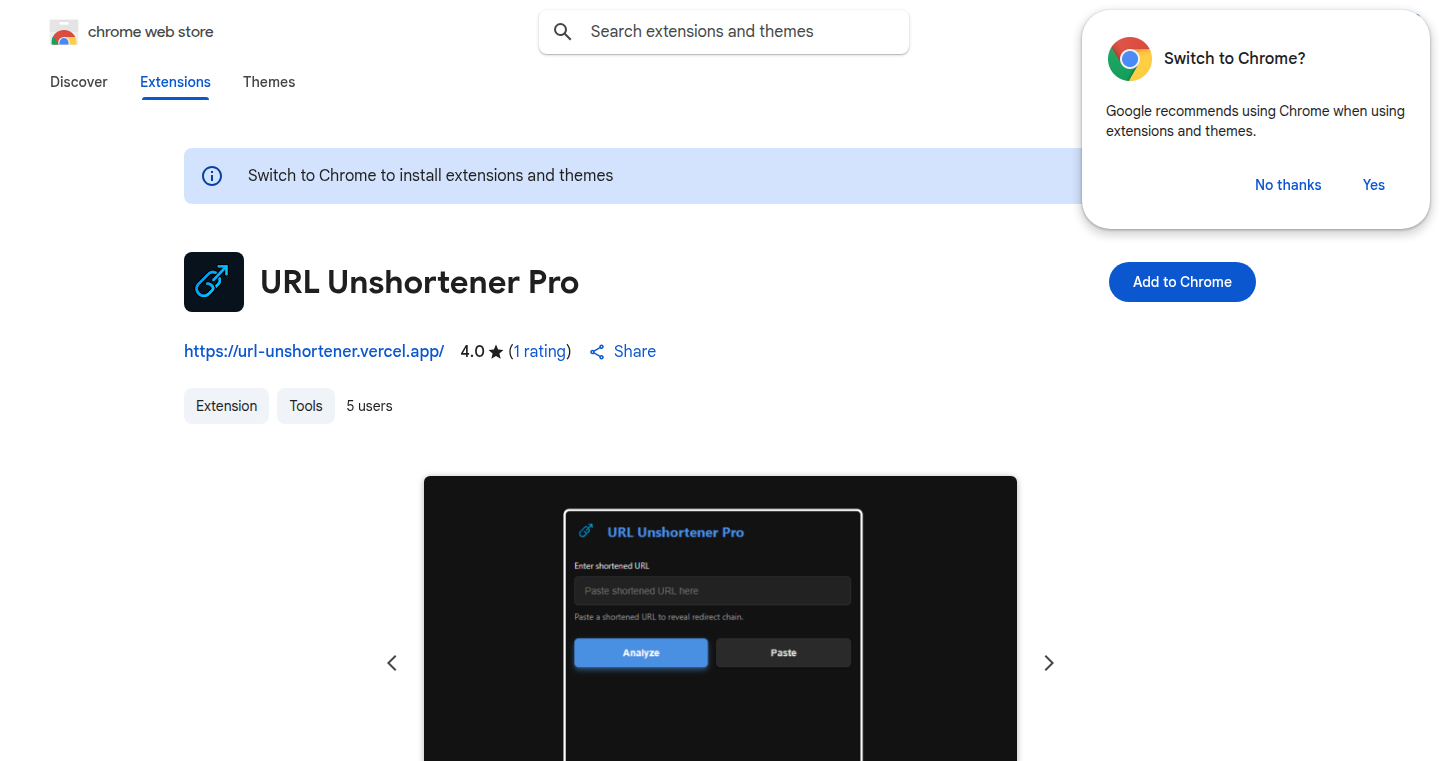 URL 解短 Pro：揭开链接背后的秘密