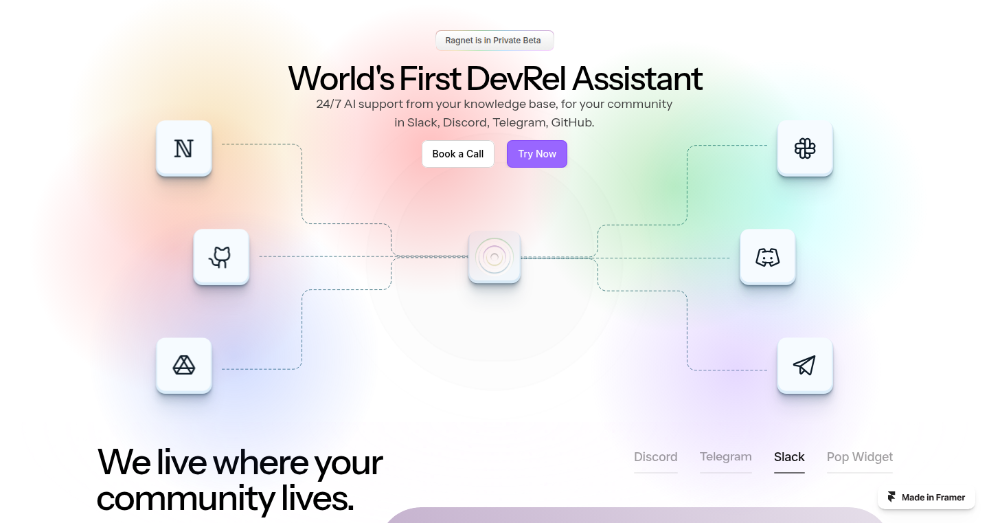 Ragnet:あなたのAI DevRelアシスタント