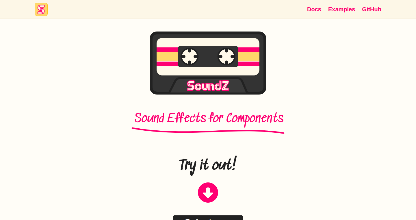 Soundz – Reactコンポーネントに簡単に追加できるサウンドエフェクト