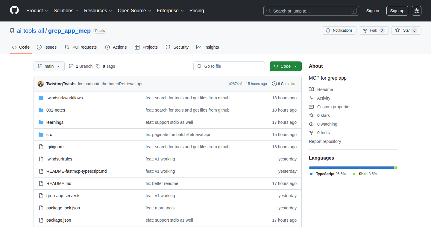 Greppar:GitHubコードスニペット検索ツール