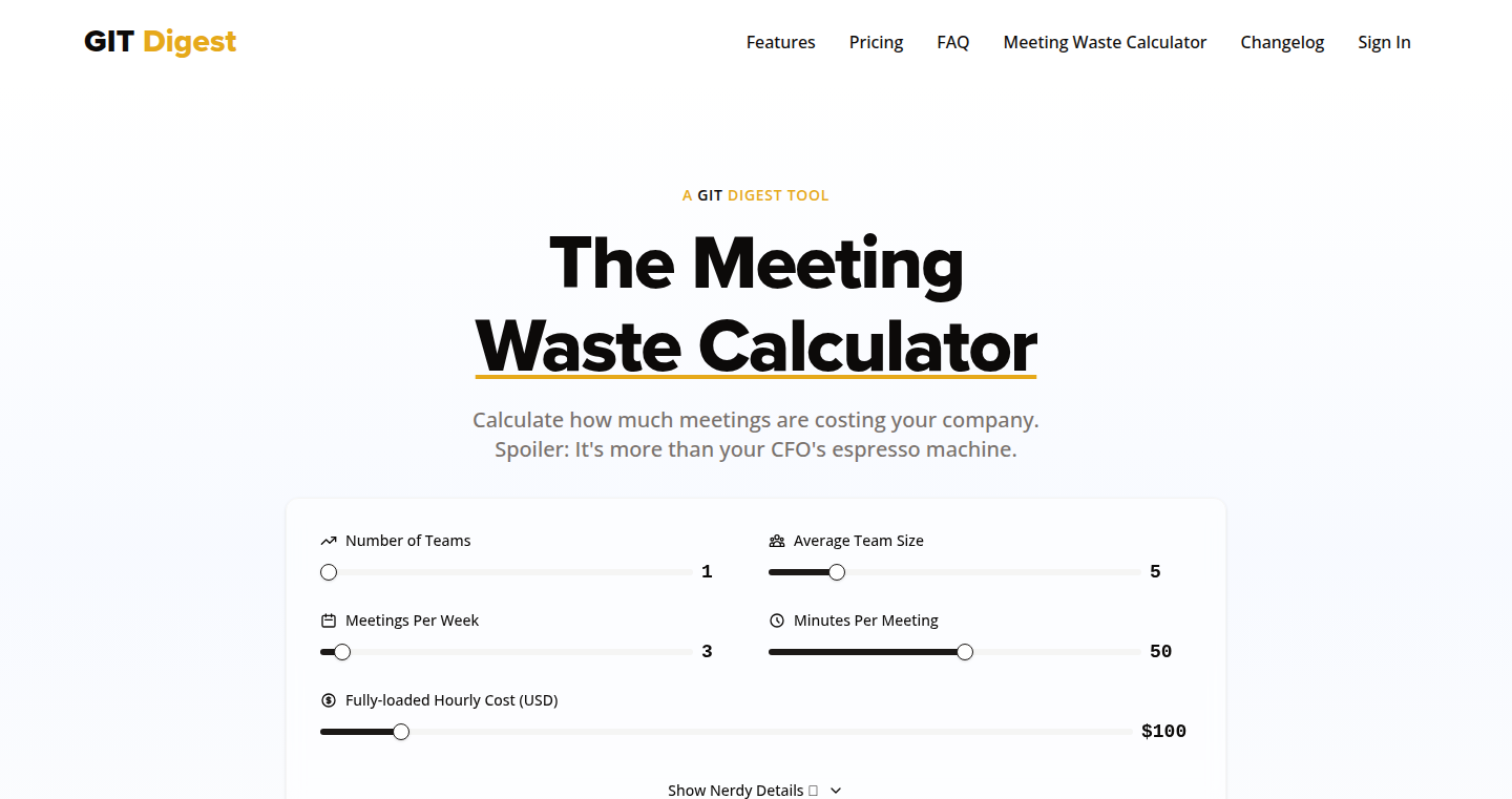 Meeting Waste Calculator: A Time and Money Saver