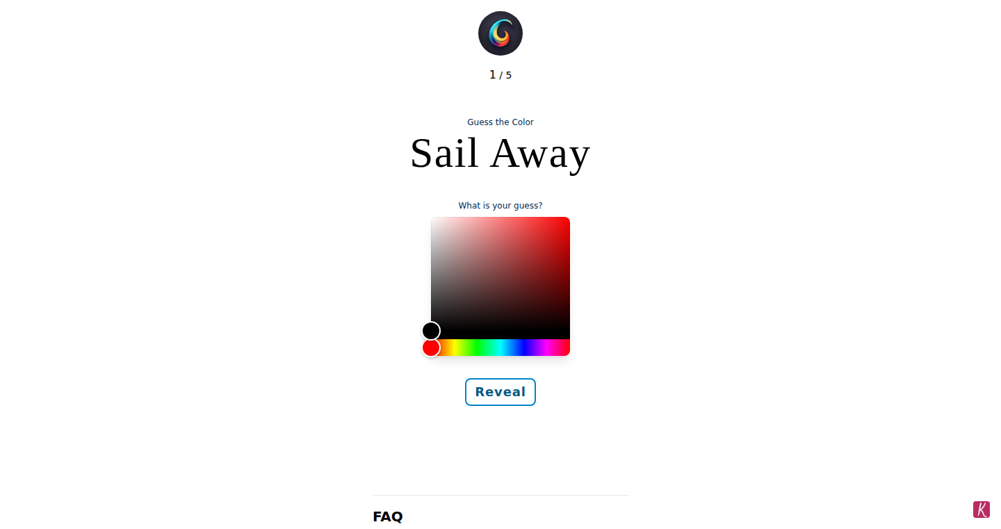 ColorNameGuesser: A Daily Color Challenge